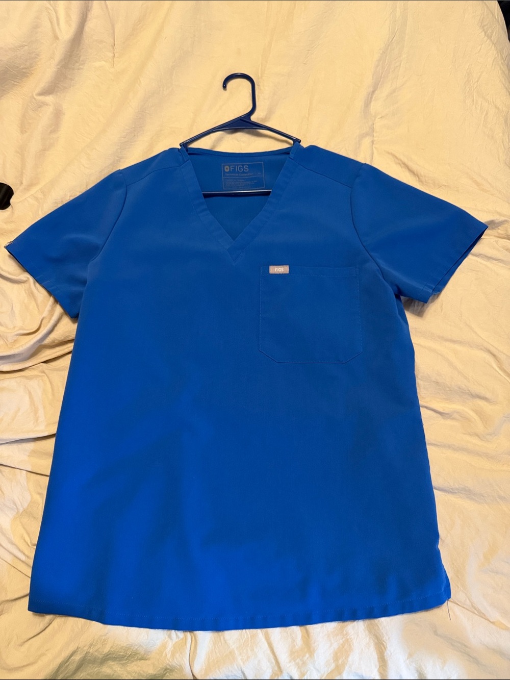 FIGS Royal Blue Scrub Top
